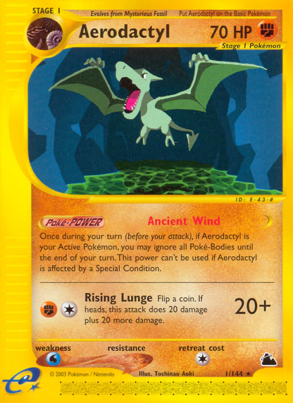 Aerodactyl (1/144) [Skyridge] | Clutch Gaming