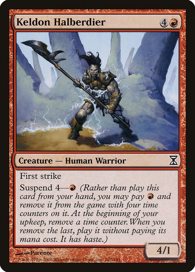 Keldon Halberdier [Time Spiral] | Clutch Gaming