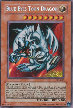 Blue-Eyes Toon Dragon [SRL-000] Secret Rare | Clutch Gaming