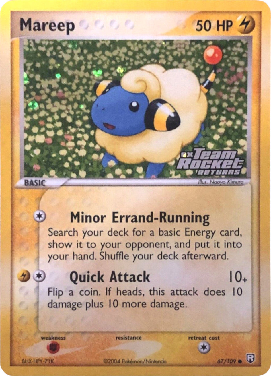 Mareep (67/109) (Stamped) [EX: Team Rocket Returns] | Clutch Gaming