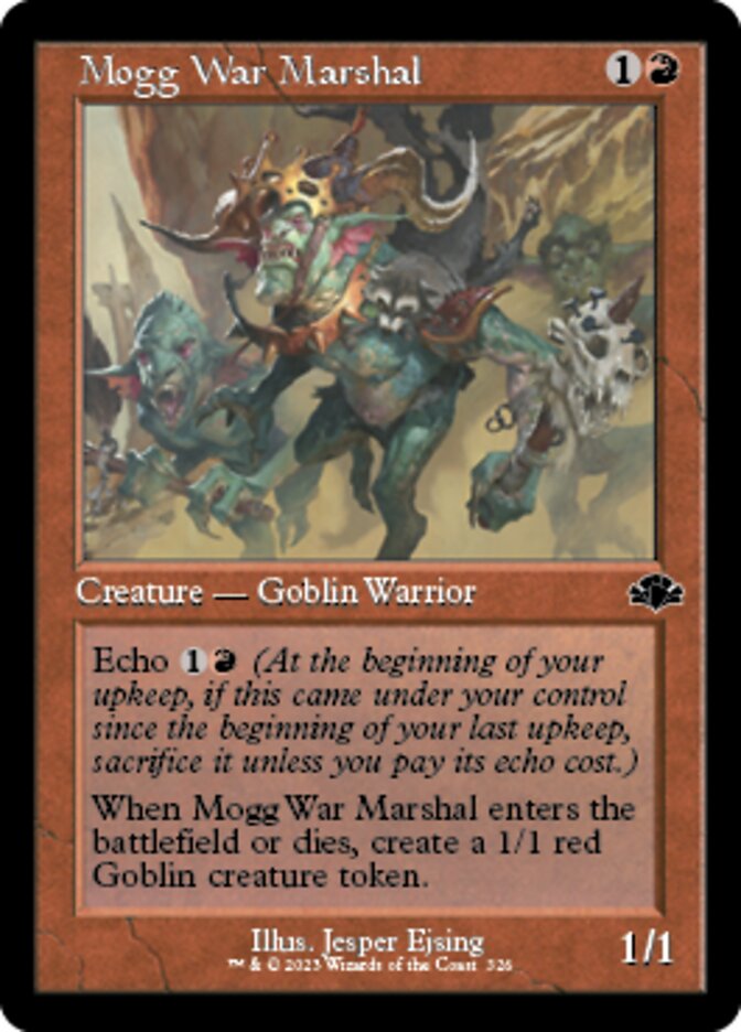 Mogg War Marshal (Retro) [Dominaria Remastered] | Clutch Gaming