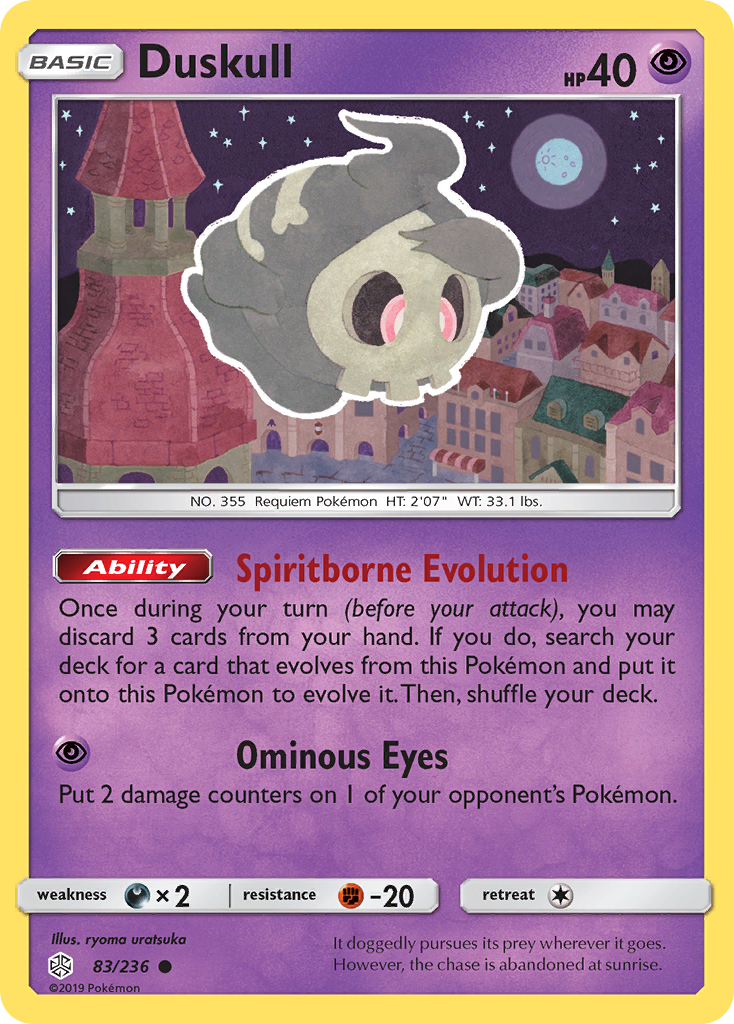 Duskull (83/236) [Sun & Moon: Cosmic Eclipse] | Clutch Gaming