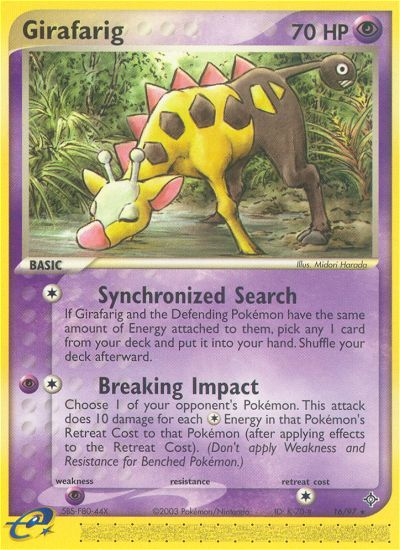 Girafarig (16/97) [EX: Dragon] | Clutch Gaming