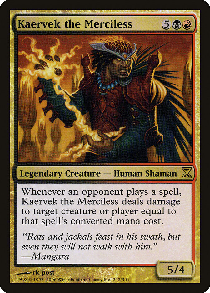 Kaervek the Merciless [Time Spiral] | Clutch Gaming