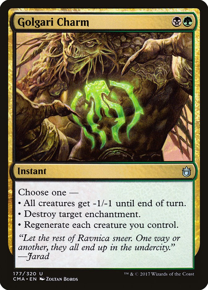 Golgari Charm [Commander Anthology] | Clutch Gaming