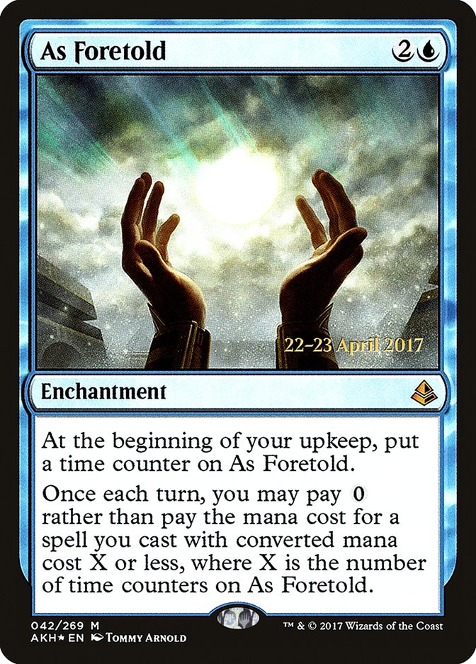 As Foretold [Amonkhet Prerelease Promos] | Clutch Gaming