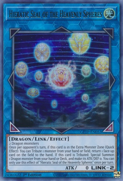 Hieratic Seal of the Heavenly Spheres [GFTP-EN053] Ultra Rare | Clutch Gaming