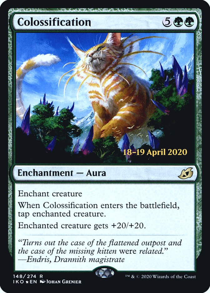 Colossification [Ikoria: Lair of Behemoths Prerelease Promos] | Clutch Gaming