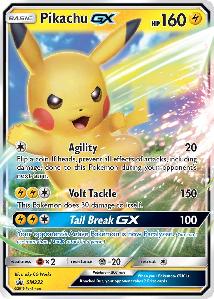 Pikachu GX (SM232) [Sun & Moon: Black Star Promos] | Clutch Gaming