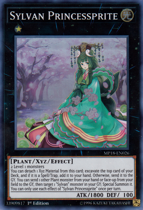 Sylvan Princessprite [MP18-EN026] Super Rare | Clutch Gaming