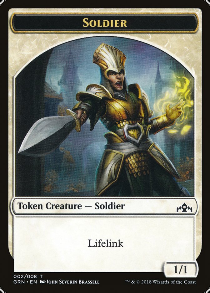 Goblin // Soldier Double-Sided Token [Guilds of Ravnica Guild Kit Tokens] | Clutch Gaming