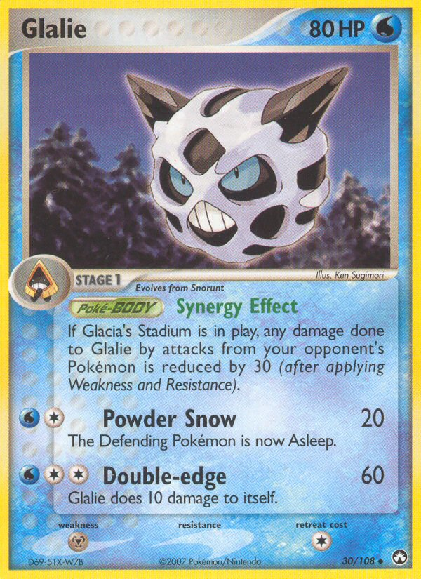 Glalie (30/108) [EX: Power Keepers] | Clutch Gaming