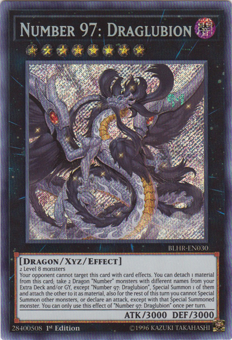 Number 97: Draglubion [BLHR-EN030] Secret Rare | Clutch Gaming