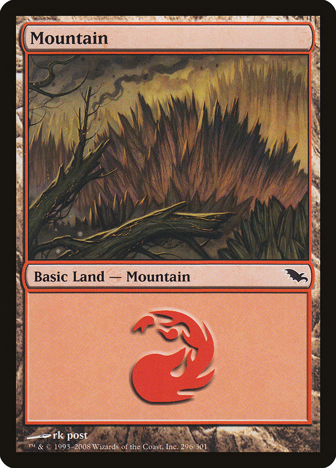 Mountain (296) [Shadowmoor] | Clutch Gaming