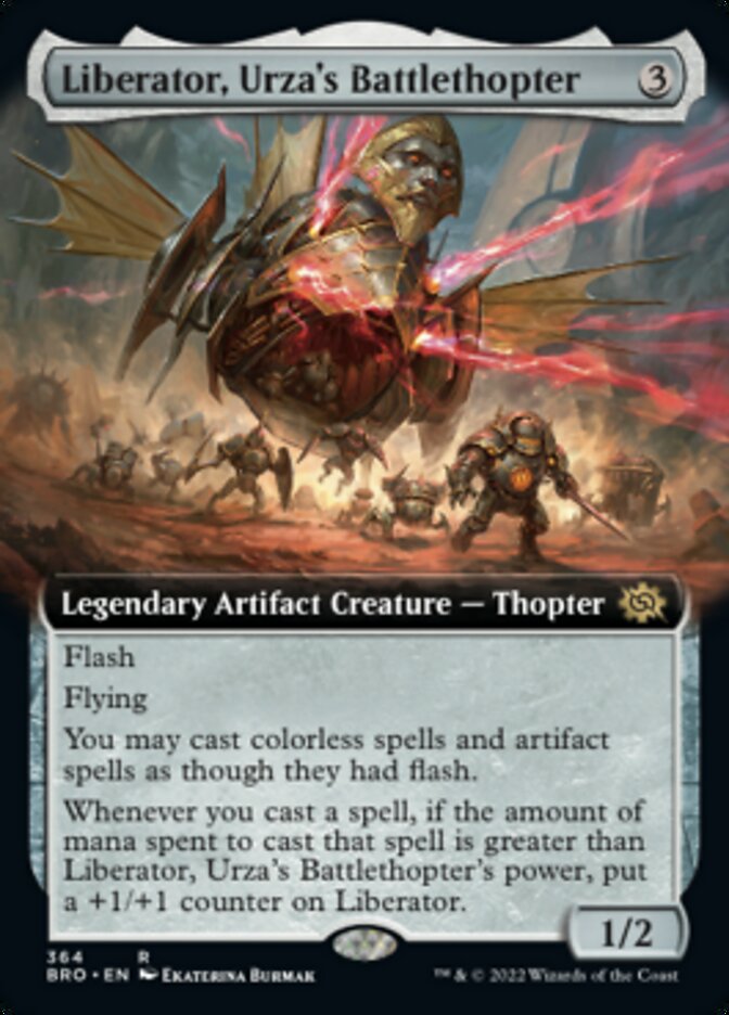 Liberator, Urza's Battlethopter (Extended Art) [The Brothers' War] | Clutch Gaming