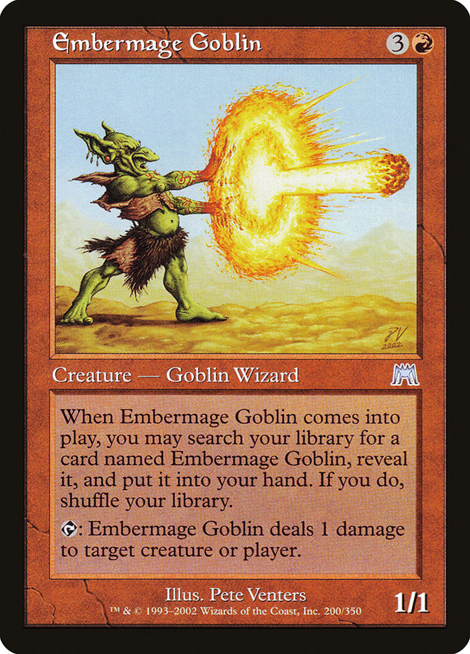 Embermage Goblin [Onslaught] | Clutch Gaming