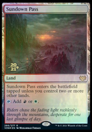 Sundown Pass [Innistrad: Crimson Vow Prerelease Promos] | Clutch Gaming