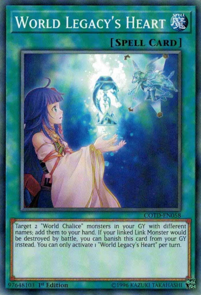 World Legacy's Heart [COTD-EN058] Common | Clutch Gaming