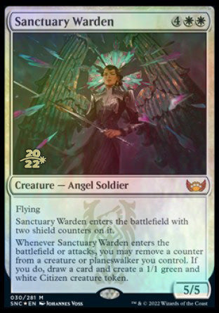 Sanctuary Warden [Streets of New Capenna Prerelease Promos] | Clutch Gaming