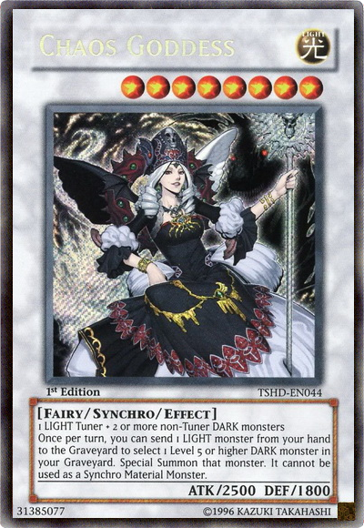 Chaos Goddess [TSHD-EN044] Secret Rare | Clutch Gaming