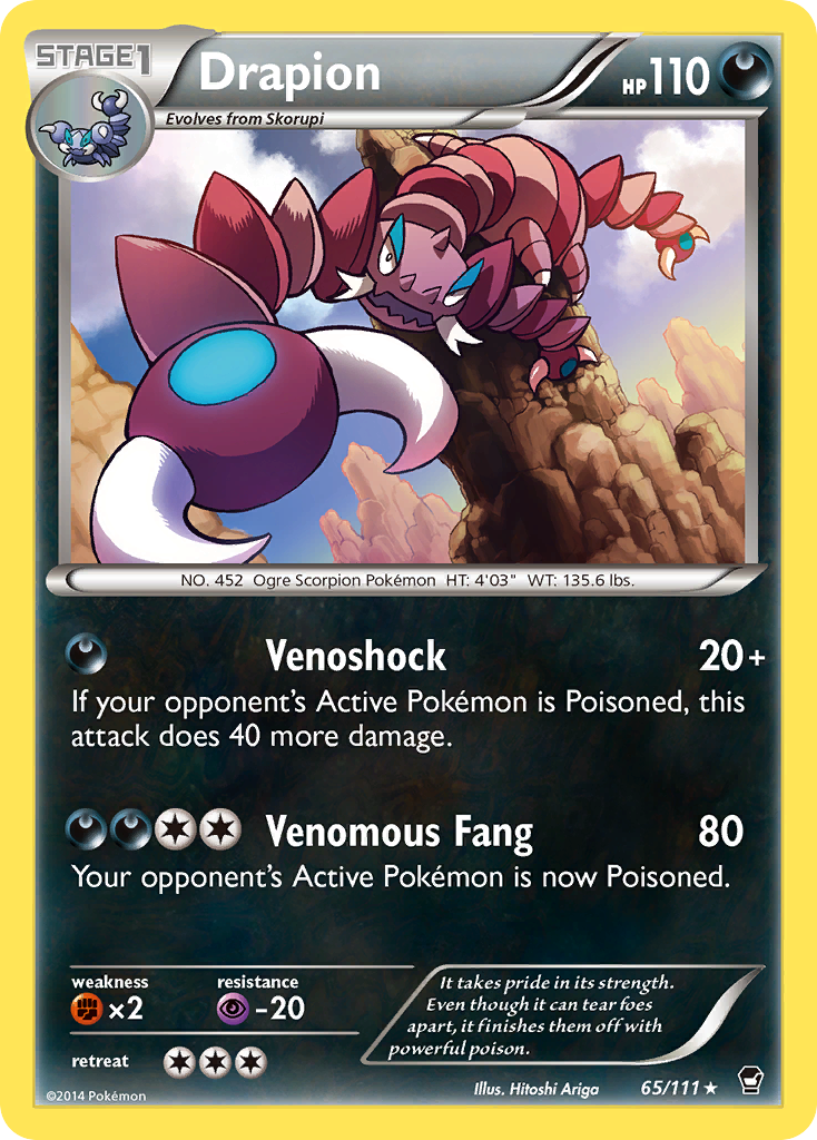 Drapion (65/111) [XY: Furious Fists] | Clutch Gaming