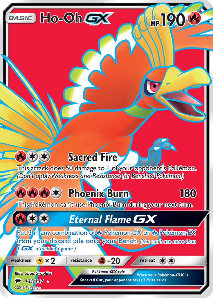 Ho-Oh GX (131/147) [Sun & Moon: Burning Shadows] | Clutch Gaming