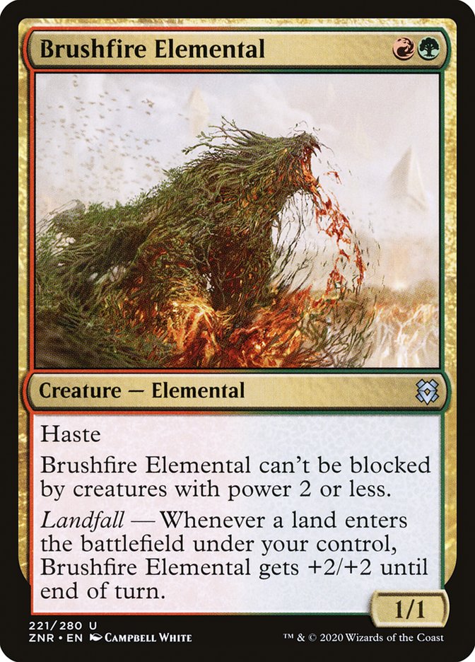 Brushfire Elemental [Zendikar Rising] | Clutch Gaming