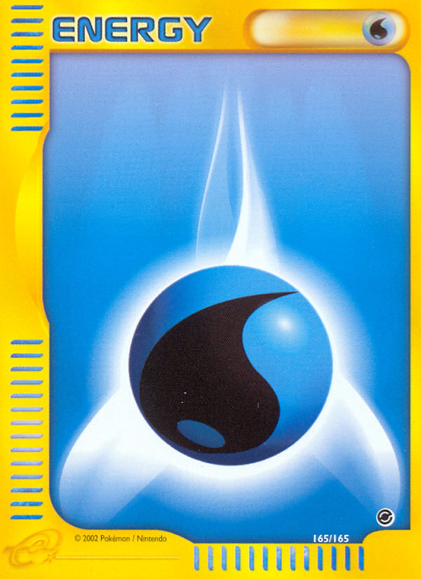 Water Energy (165/165) [Expedition: Base Set] | Clutch Gaming