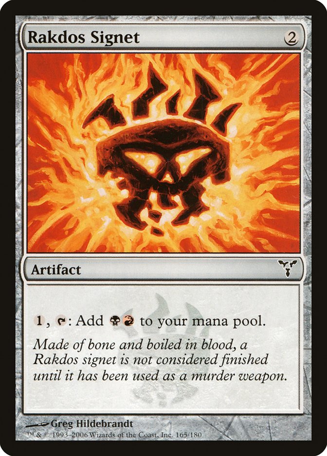 Rakdos Signet [Dissension] | Clutch Gaming