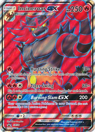 Incineroar GX (SM38) (Jumbo Card) [Sun & Moon: Black Star Promos] | Clutch Gaming