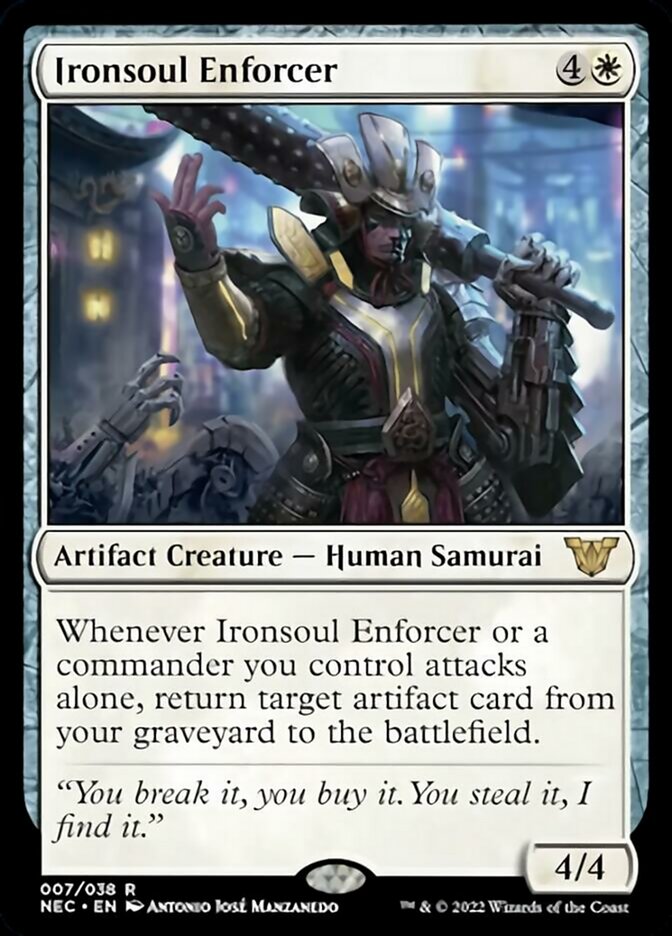 Ironsoul Enforcer [Kamigawa: Neon Dynasty Commander] | Clutch Gaming