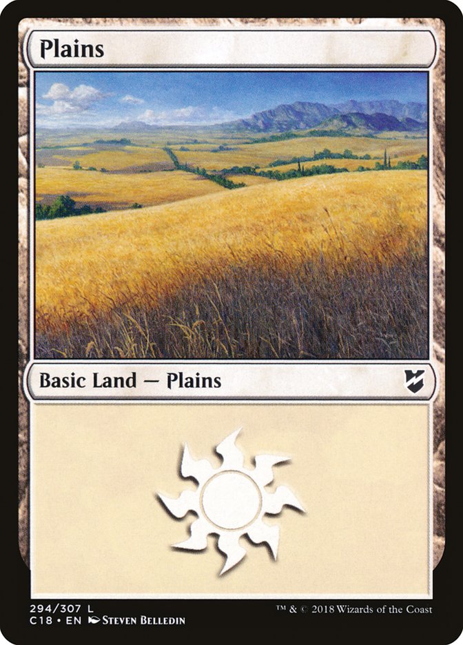 Plains (294) [Commander 2018] | Clutch Gaming