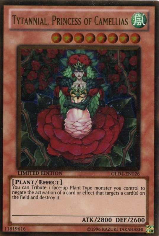 Tytannial, Princess of Camellias [GLD4-EN026] Gold Rare | Clutch Gaming