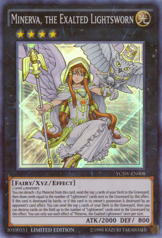 Minerva, the Exalted Lightsworn [YCSW-EN008] Super Rare | Clutch Gaming