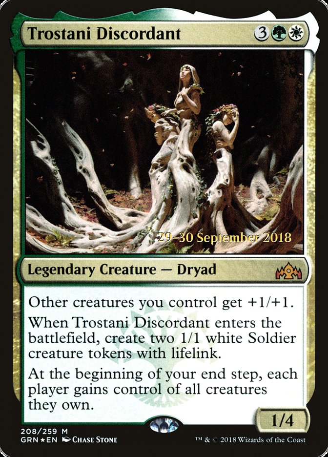 Trostani Discordant [Guilds of Ravnica Prerelease Promos] | Clutch Gaming