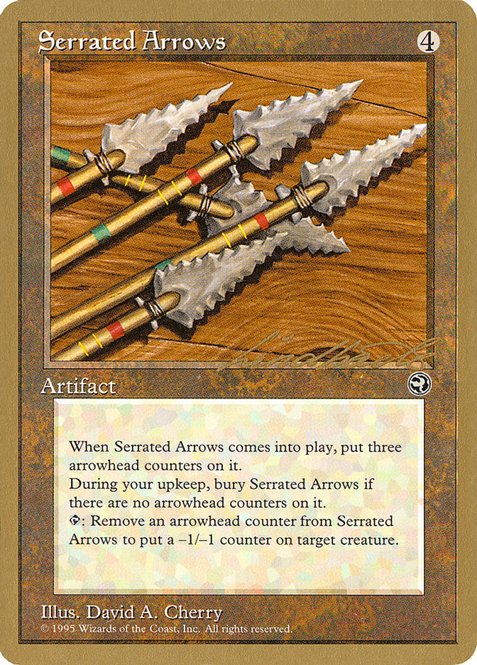 Serrated Arrows (Leon Lindback) [Pro Tour Collector Set] | Clutch Gaming