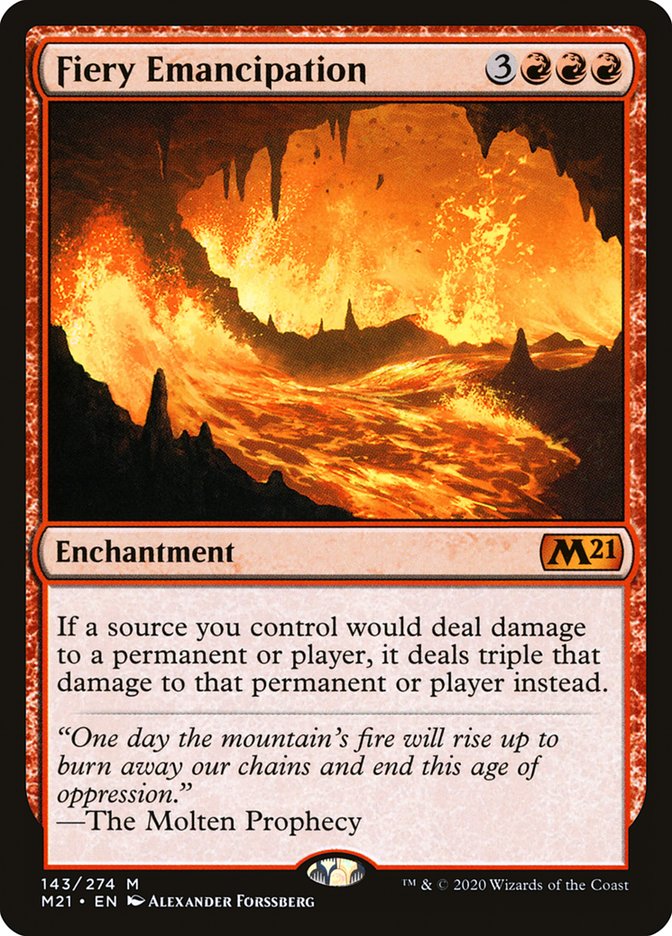 Fiery Emancipation [Core Set 2021] | Clutch Gaming