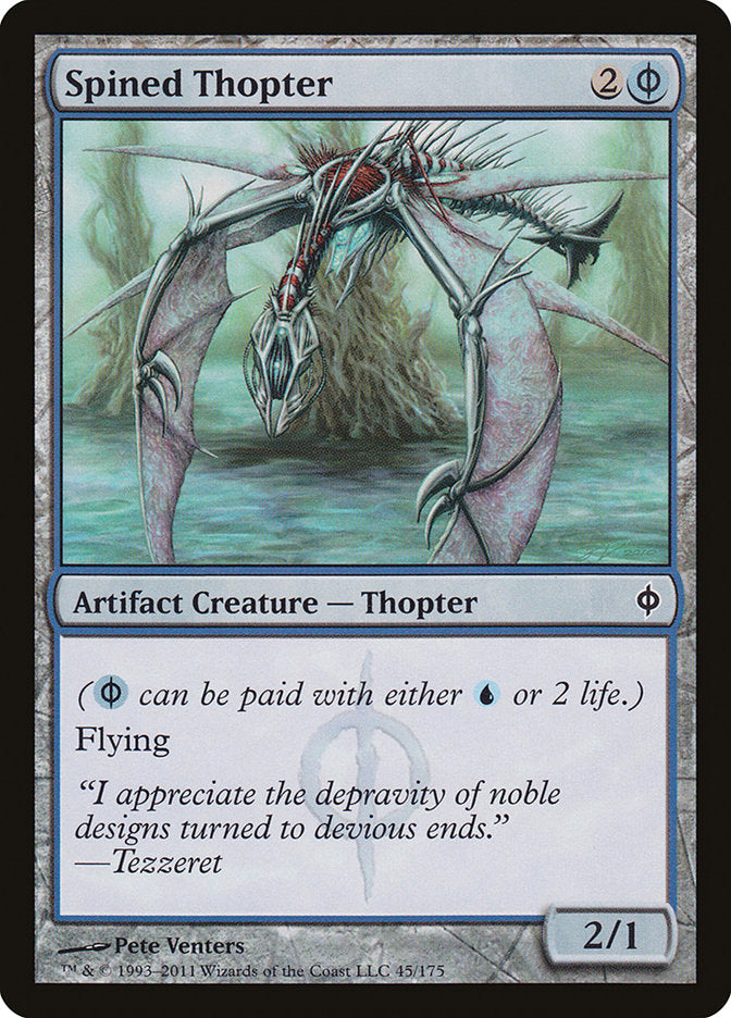 Spined Thopter [New Phyrexia] | Clutch Gaming