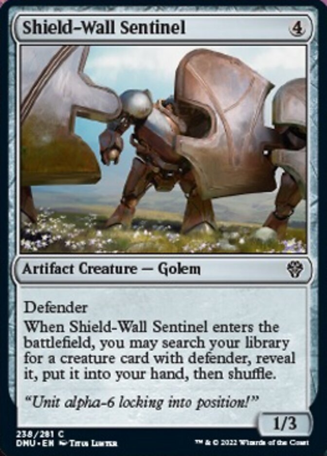 Shield-Wall Sentinel [Dominaria United] | Clutch Gaming