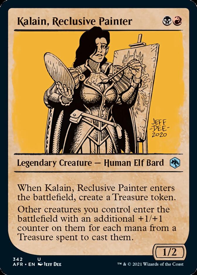 Kalain, Reclusive Painter (Showcase) [Dungeons & Dragons: Adventures in the Forgotten Realms] | Clutch Gaming