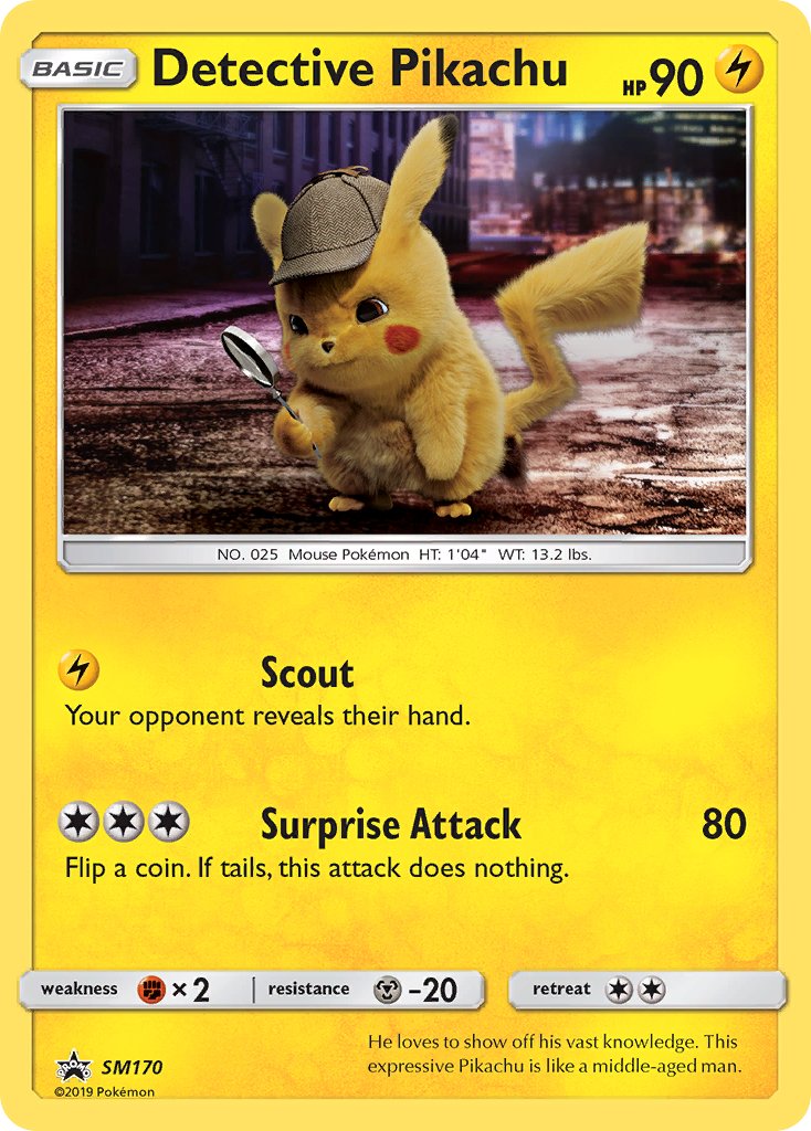 Detective Pikachu (SM170) [Sun & Moon: Black Star Promos] | Clutch Gaming