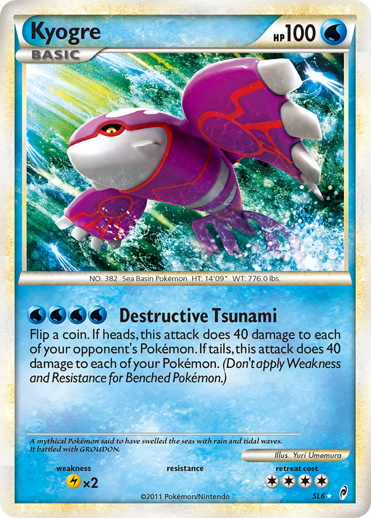 Kyogre (SL6) [HeartGold & SoulSilver: Call of Legends] | Clutch Gaming