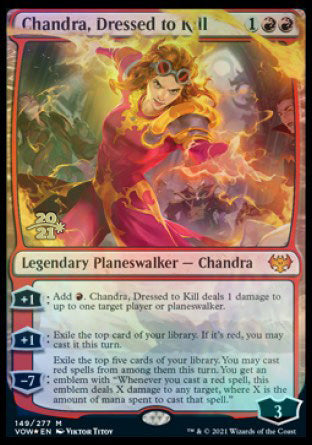 Chandra, Dressed to Kill [Innistrad: Crimson Vow Prerelease Promos] | Clutch Gaming