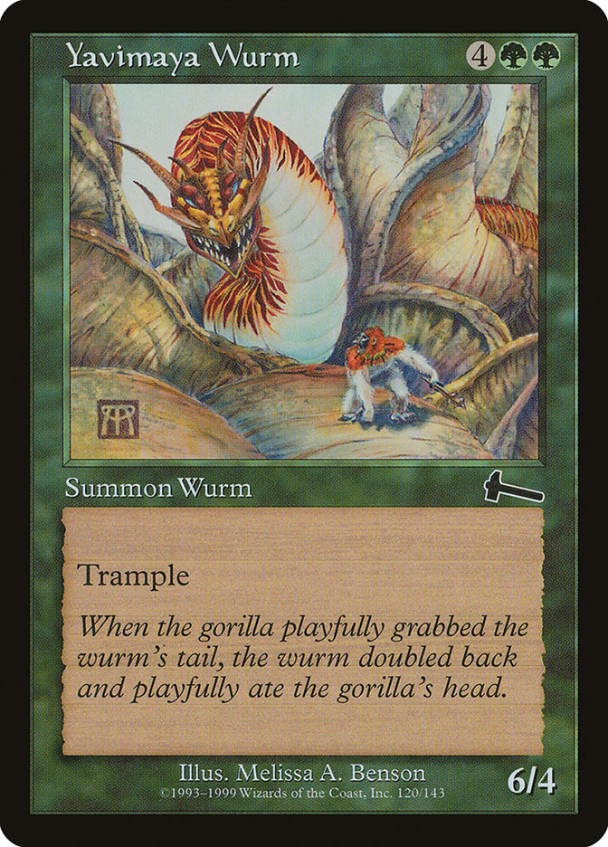 Yavimaya Wurm [Urza's Legacy] | Clutch Gaming