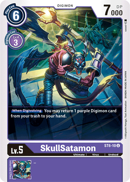 SkullSatamon [ST6-10] [Starter Deck: Venomous Violet] | Clutch Gaming