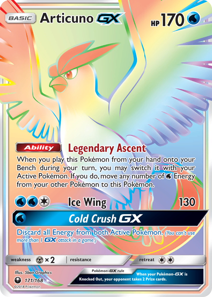 Articuno GX (171/168) [Sun & Moon: Celestial Storm] | Clutch Gaming