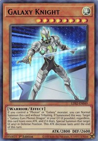 Galaxy Knight (Blue) [LDS2-EN049] Ultra Rare | Clutch Gaming