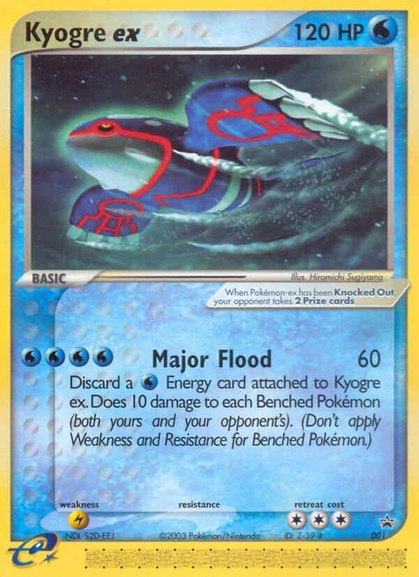 Kyogre ex (001) [Nintendo: Black Star Promos] | Clutch Gaming