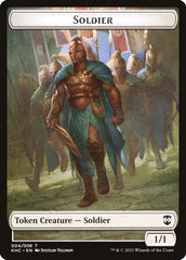 Bird (005) // Soldier Double-Sided Token [Kaldheim Commander Tokens] | Clutch Gaming