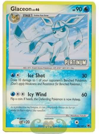 Glaceon (20/100) [Burger King Promos: 2009 Collection] | Clutch Gaming